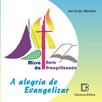 cd nova evangelizacao musica a alegria de evangelizar difusora biblica fatima lisboa portugal autor frei acilio mendes, capuchinho