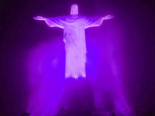 cristo redentor rio de janeiro roxo quaresma quarta-feira cinzas igreja catolica www.cantodapaz.com.br ordem franciscana irmas clarissas