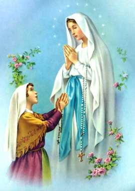 virgem maria nossa senhora lourdes franca paris igreja catolica canto da paz