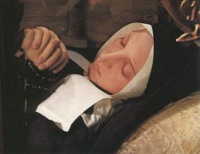 corpo incorrupto de santa bernadete de souribrou convento de nervers frança falecida em 1879 site canto da paz www.cantodapaz.com.br